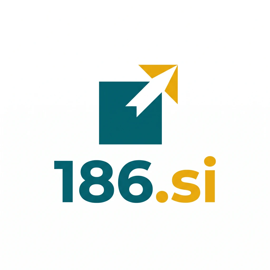 186.si logo concept