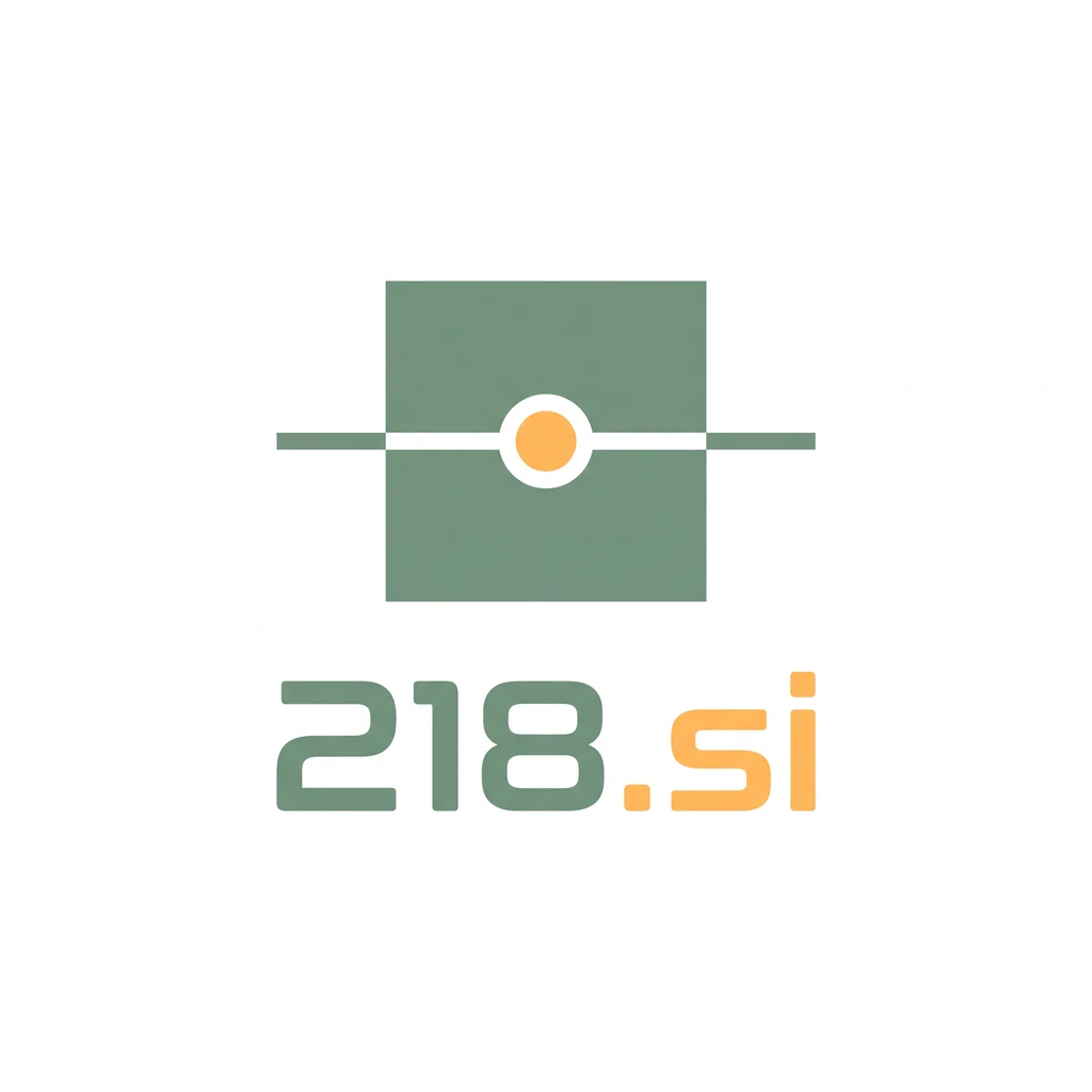 218.si logo concept