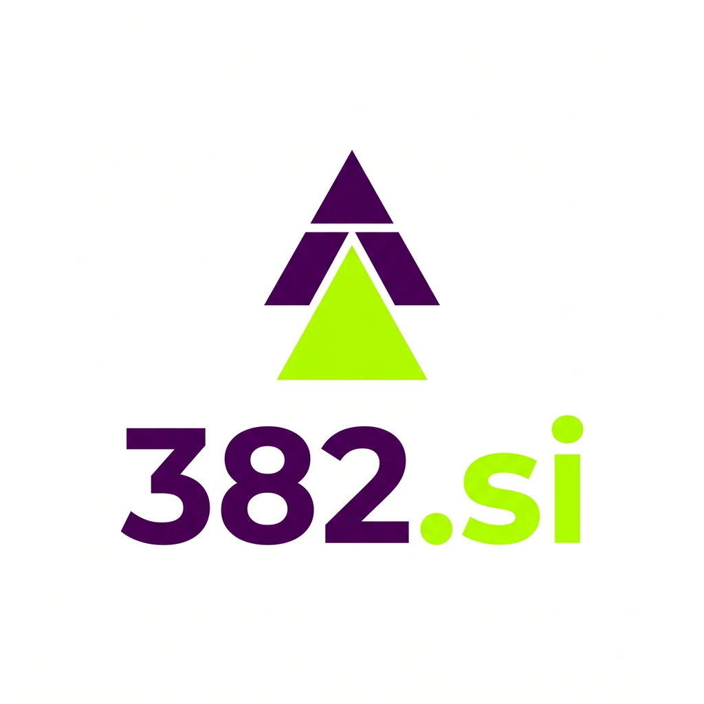 382.si logo concept
