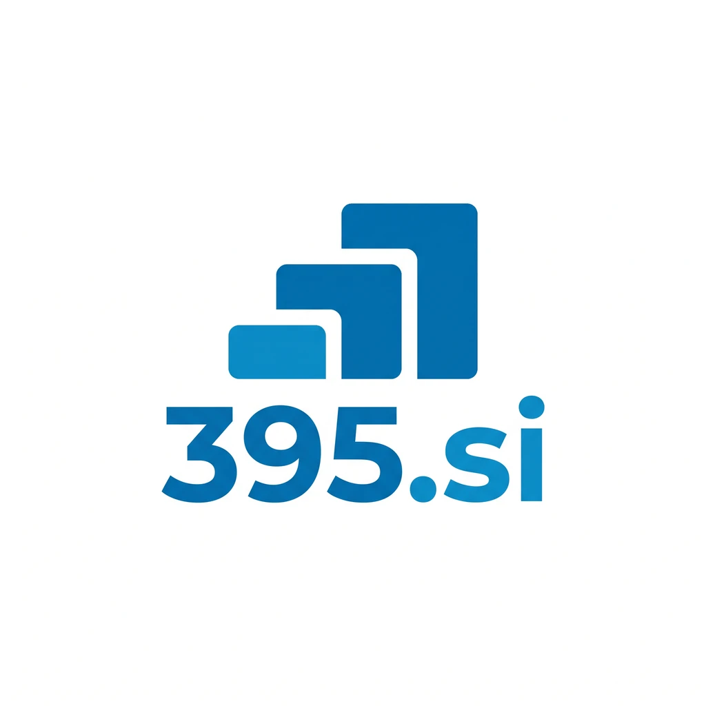 395.si logo concept