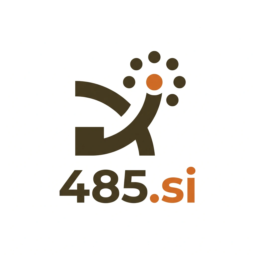 485.si logo concept