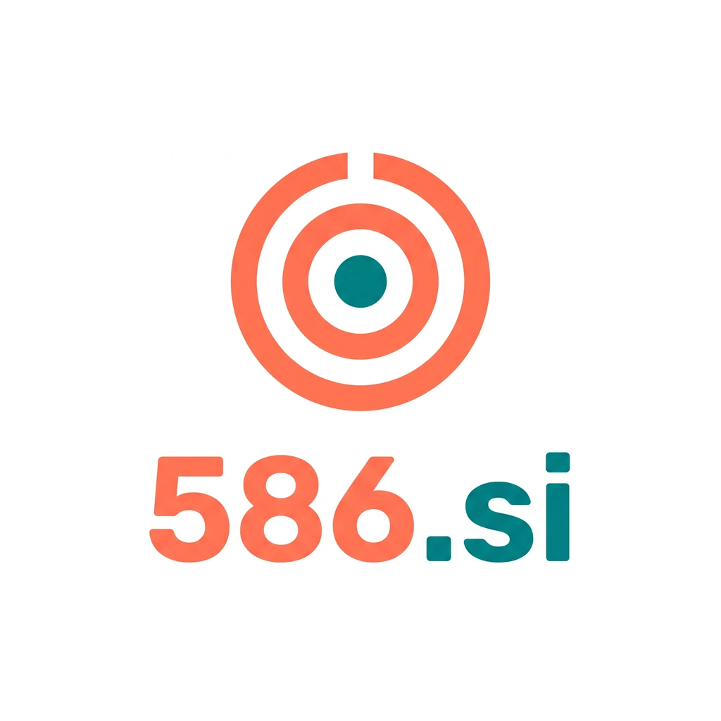 586.si logo concept