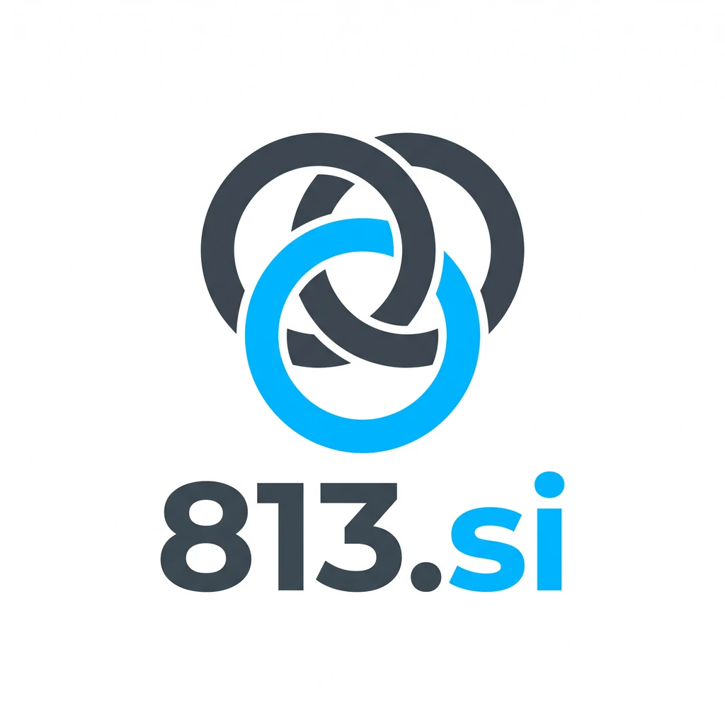 813.si logo concept