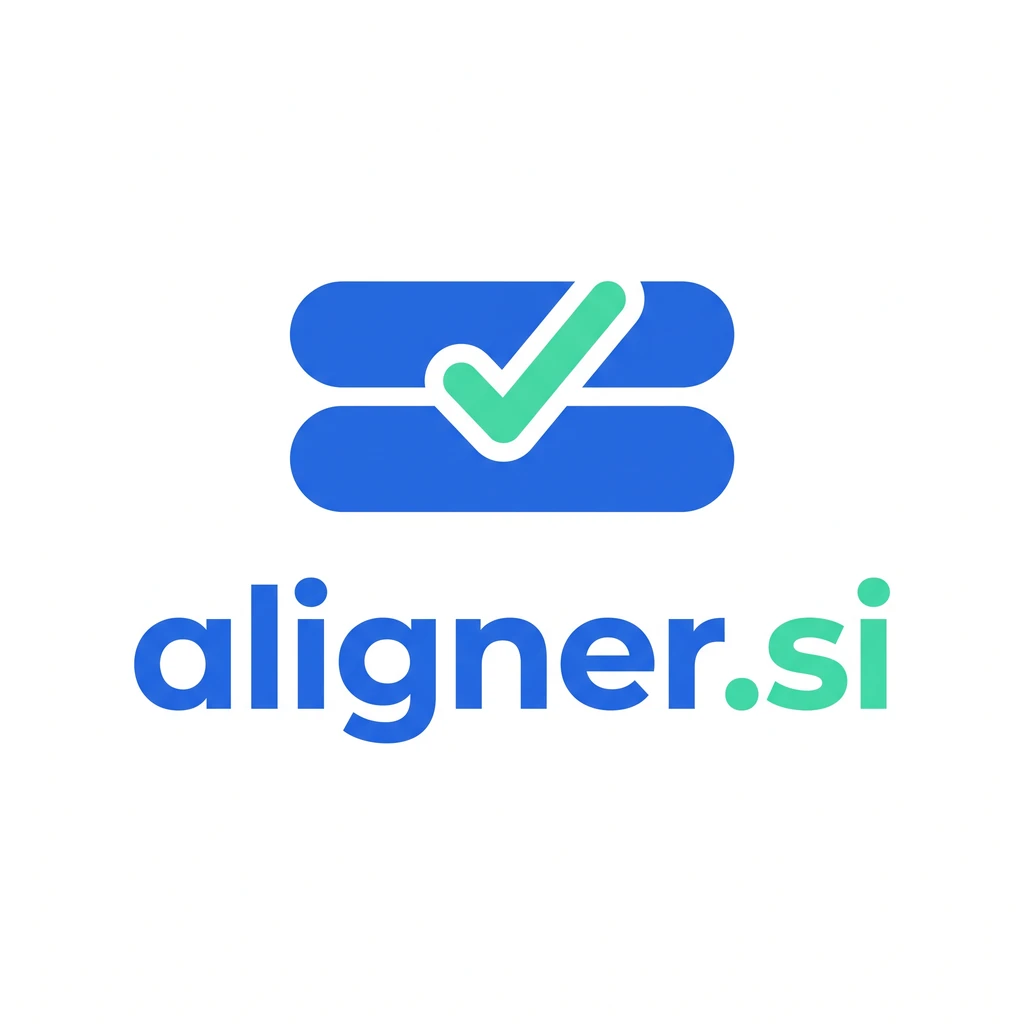 aligner.si logo concept