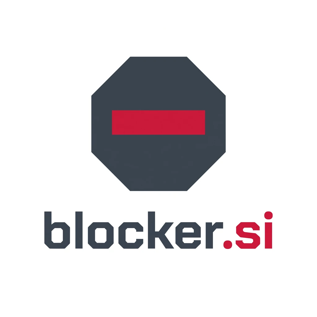 blocker.si logo concept