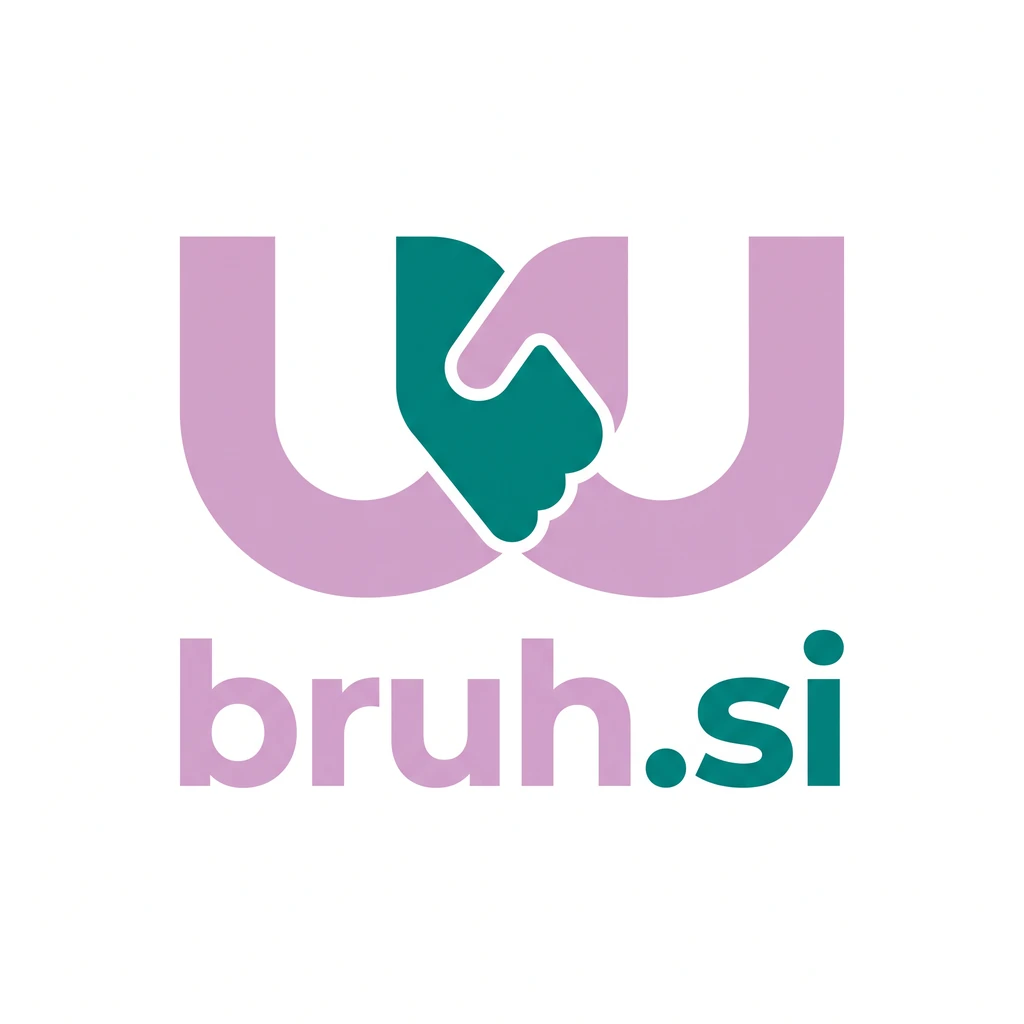 bruh.si logo concept