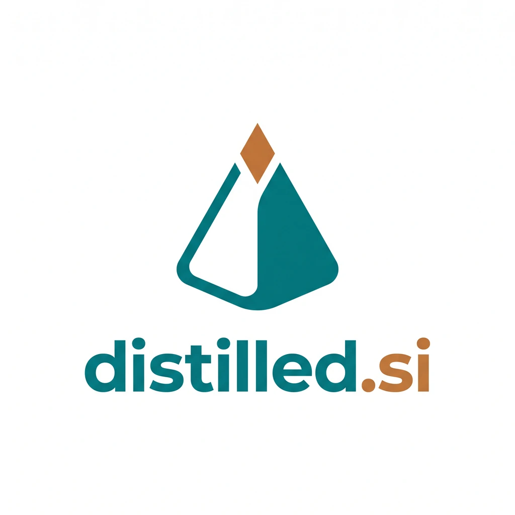 distilled.si logo concept