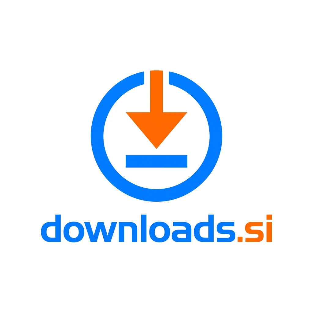 downloads.si logo concept