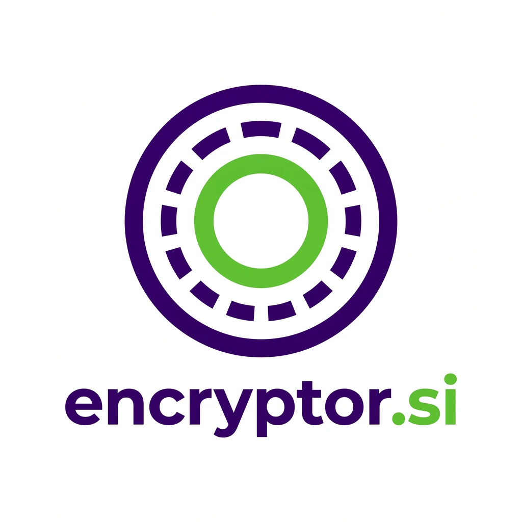 encryptor.si logo concept