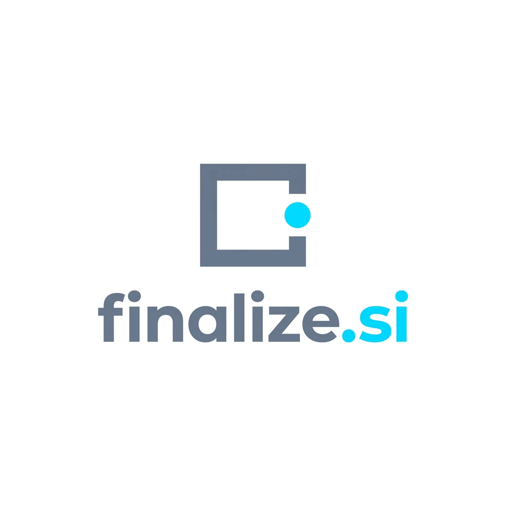 finalize.si logo concept