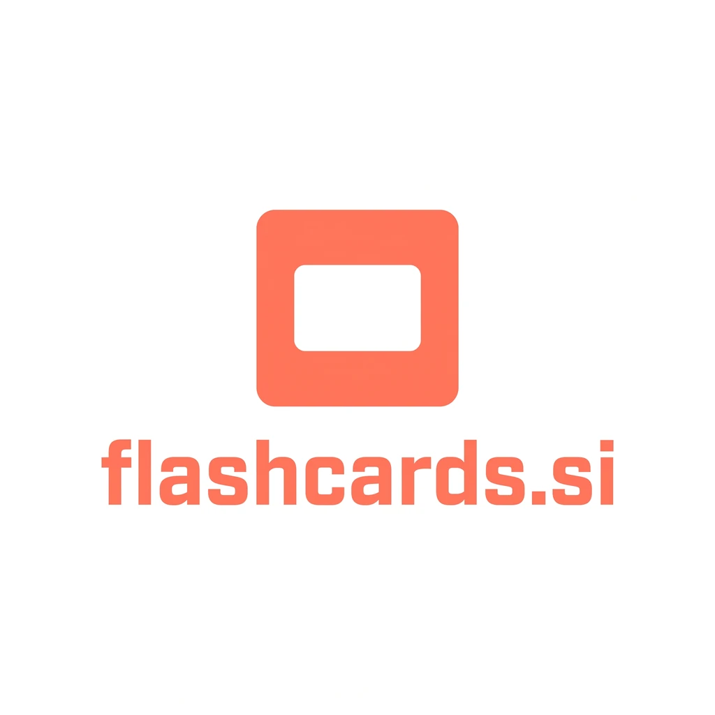 flashcards.si logo concept
