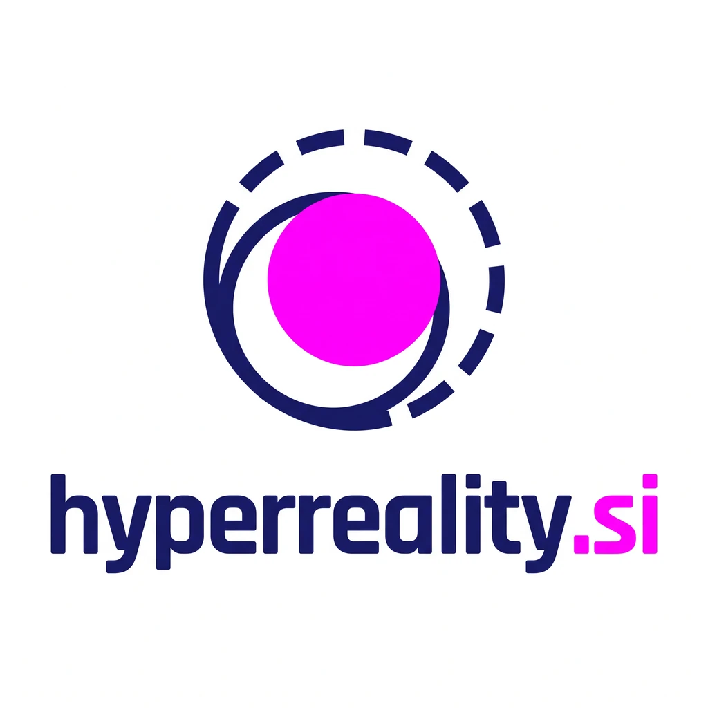 hyperreality.si logo concept