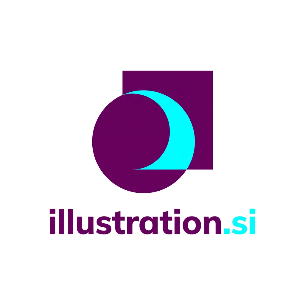 illustration.si logo concept