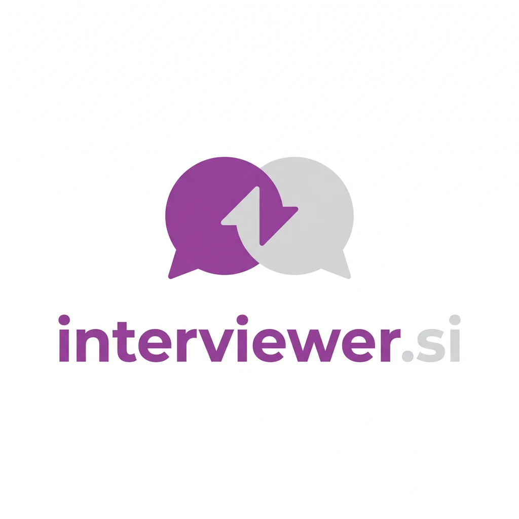 interviewer.si logo concept
