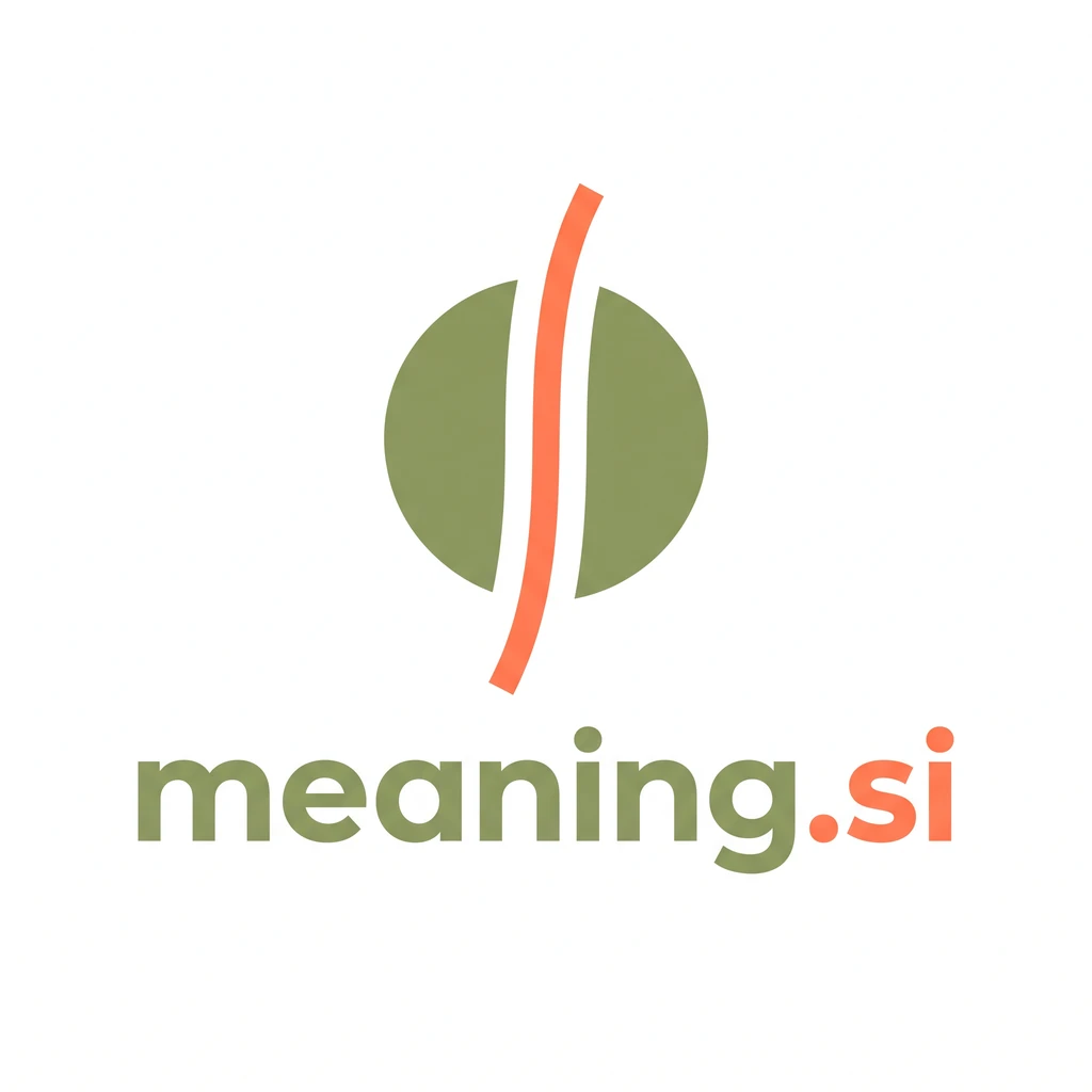 meaning.si logo concept