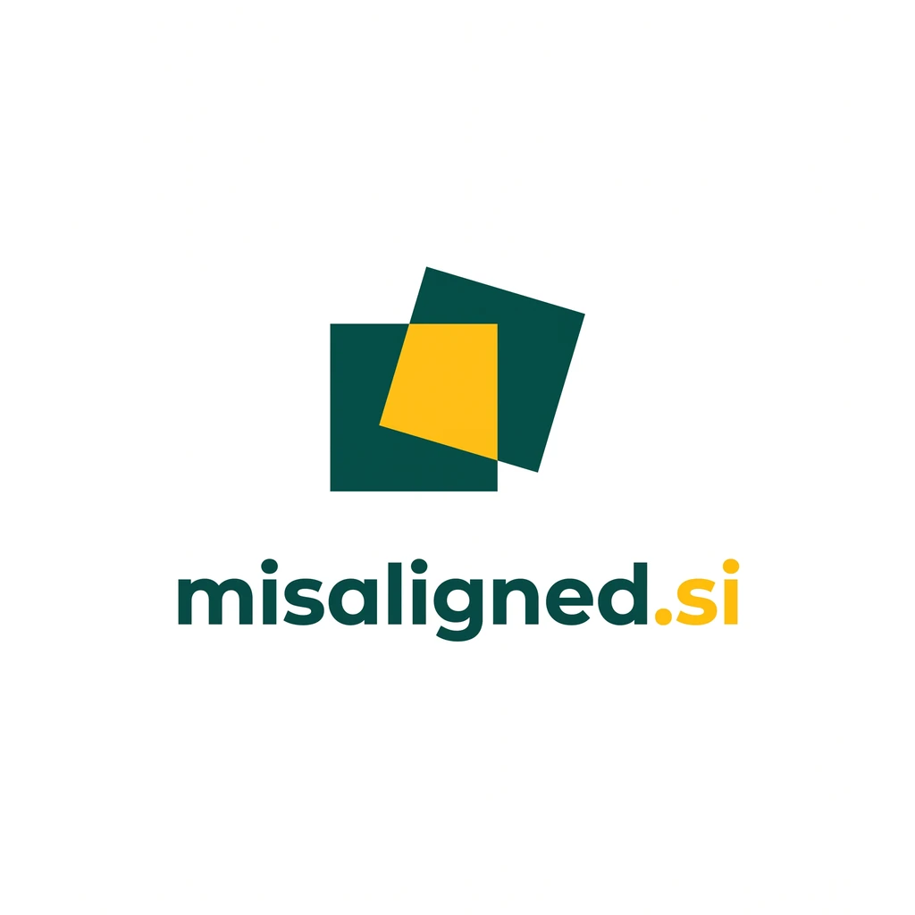 misaligned.si logo concept