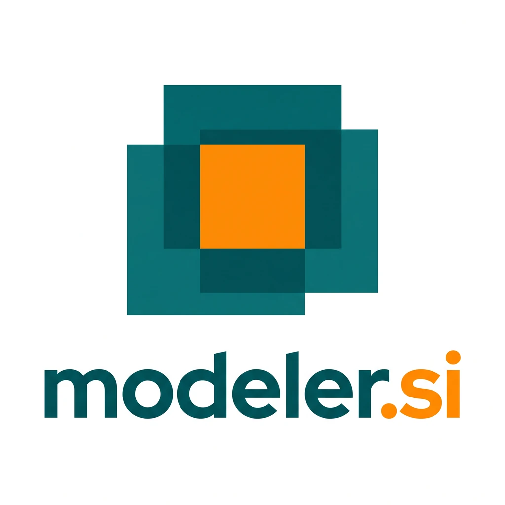 modeler.si logo concept