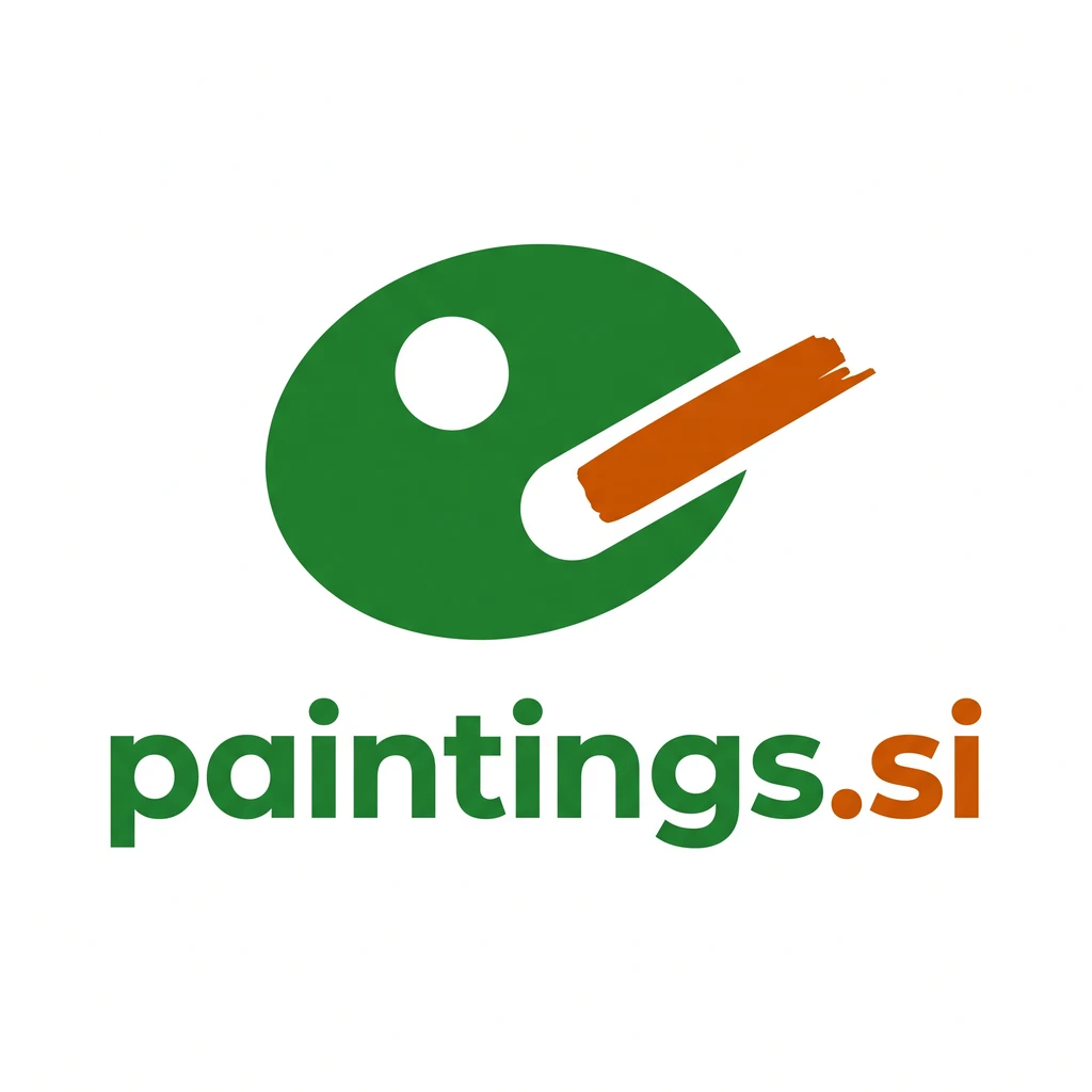 paintings.si logo concept