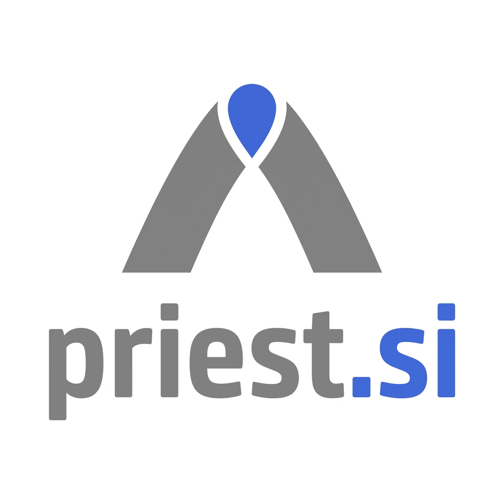 priest.si logo concept