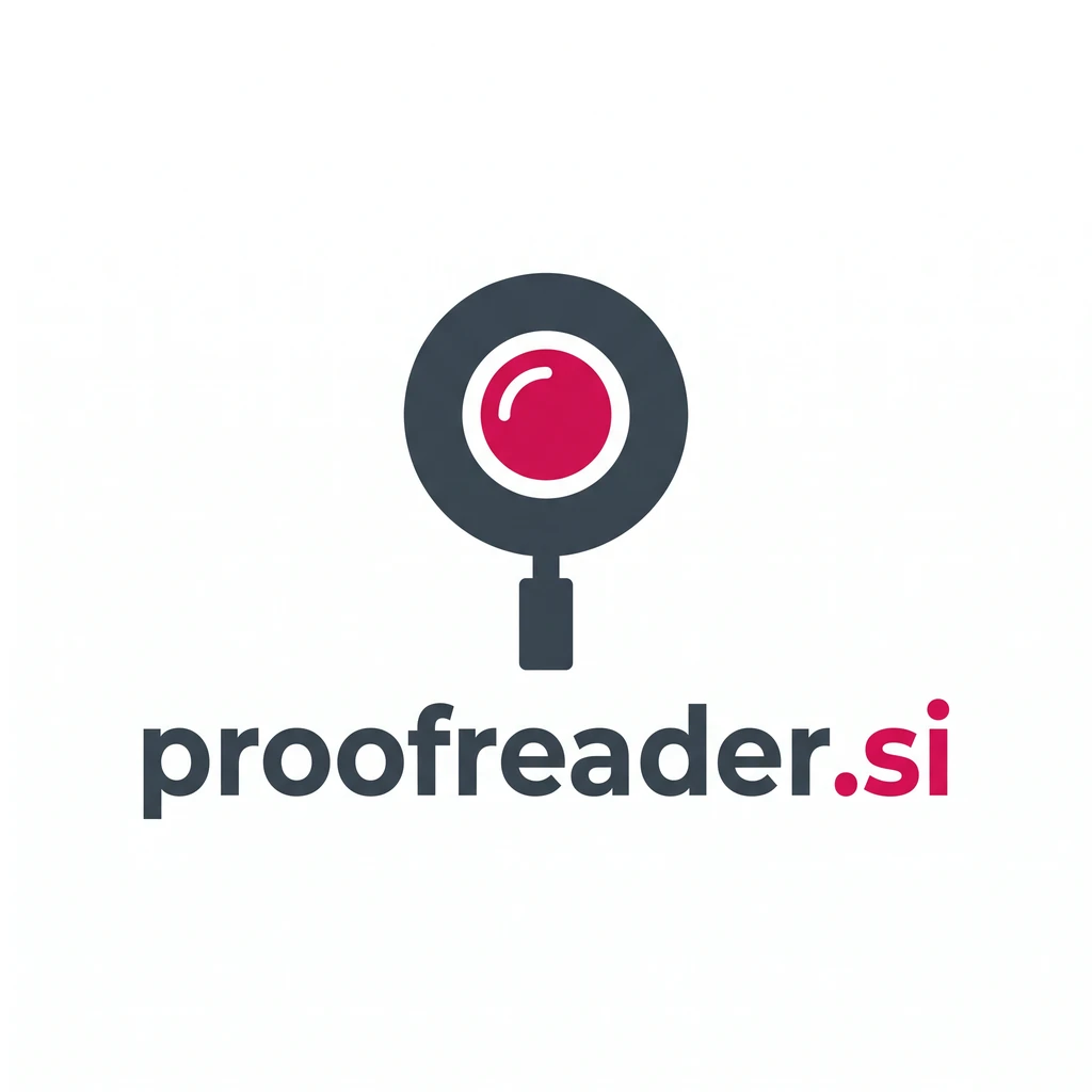 proofreader.si logo concept