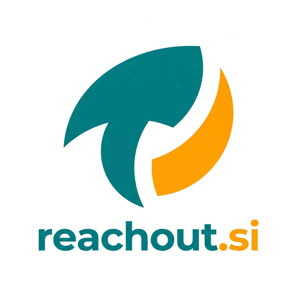 reachout.si logo concept