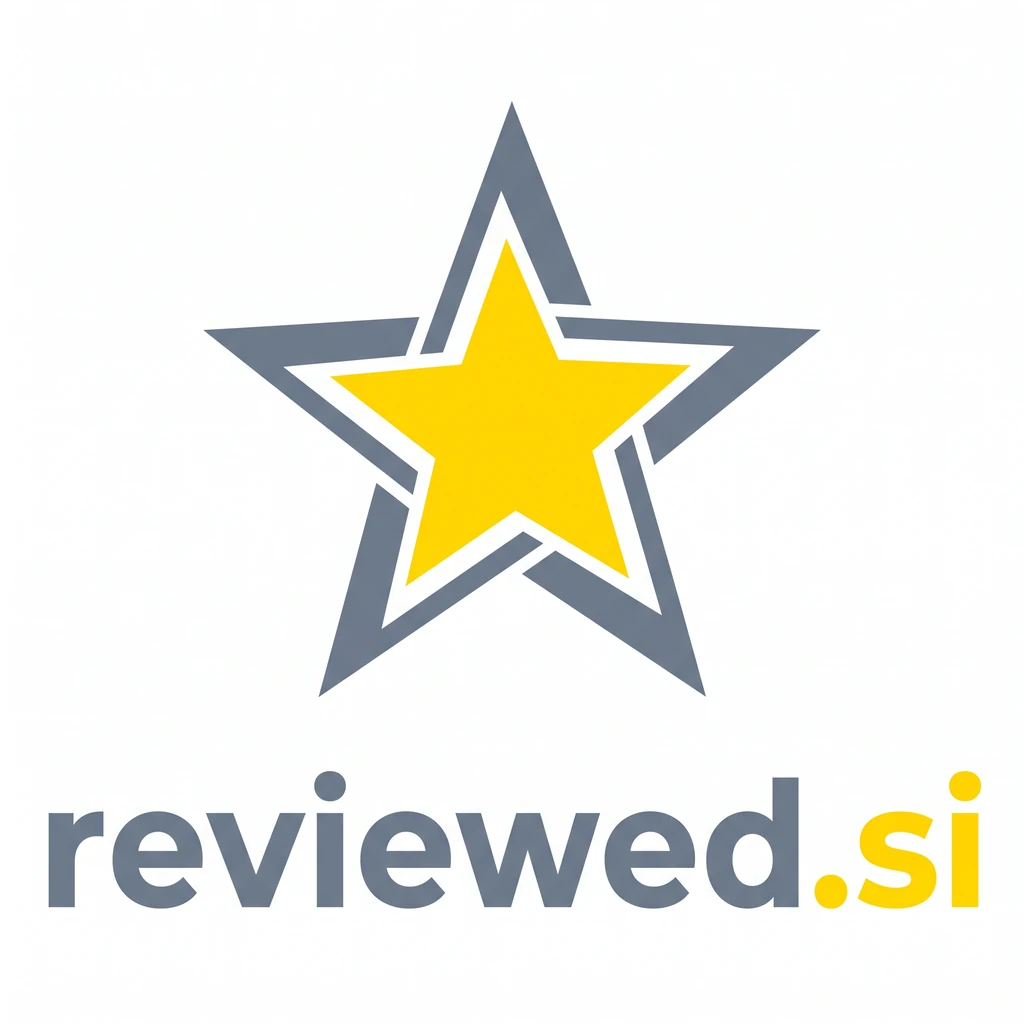 reviewed.si logo concept