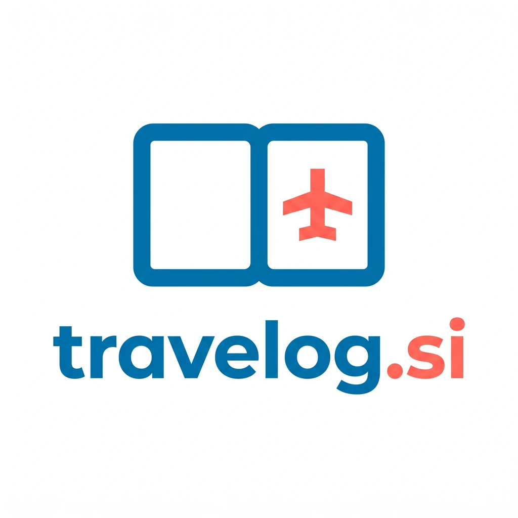 travelog.si logo concept