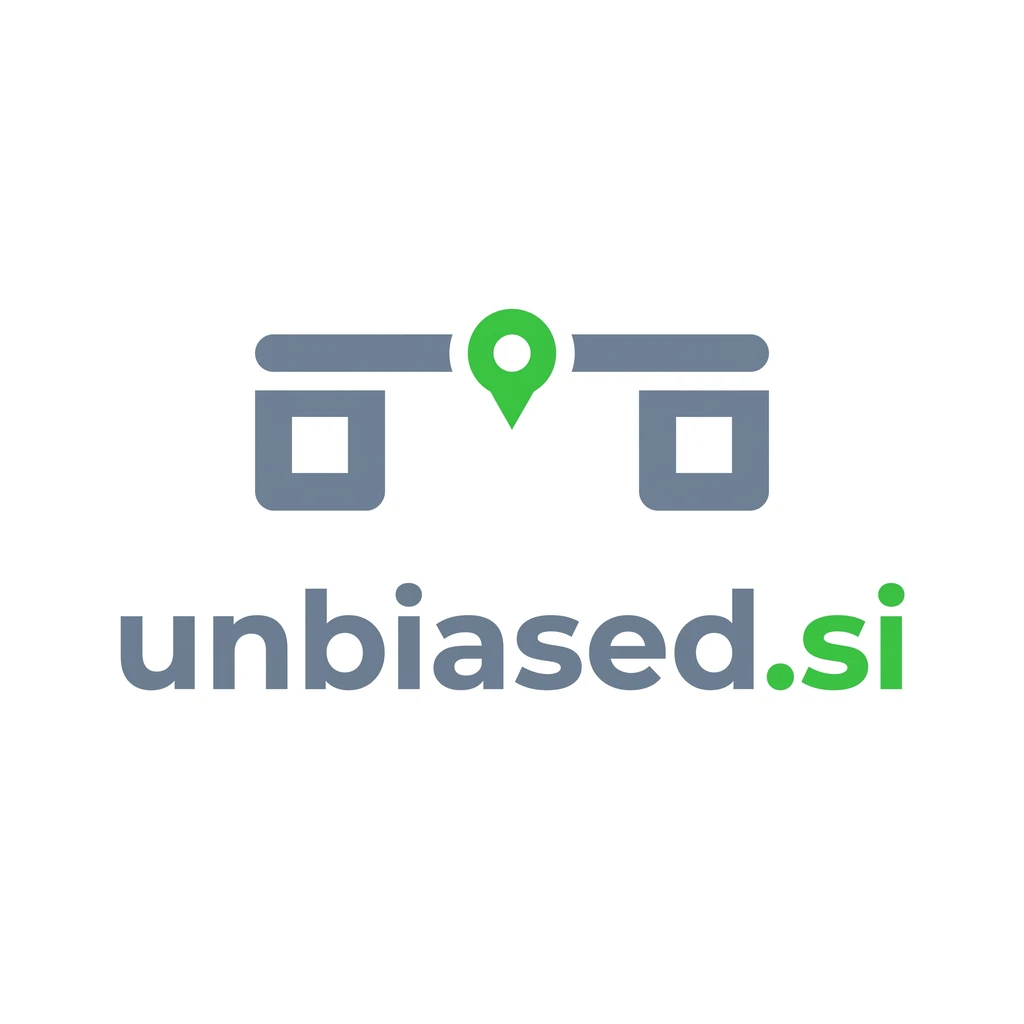unbiased.si logo concept