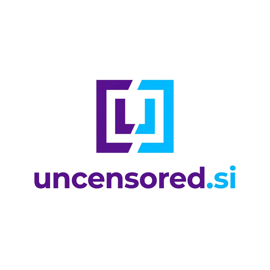 uncensored.si logo concept