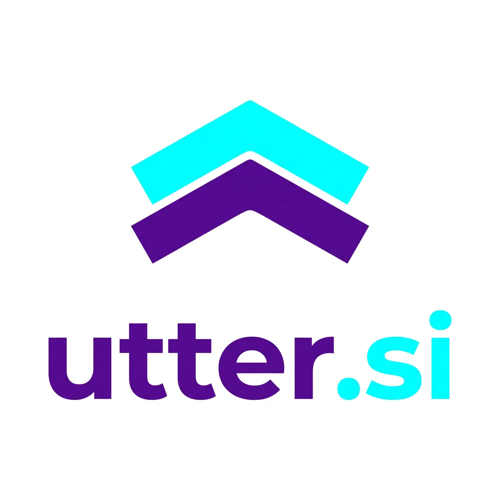 utter.si logo concept