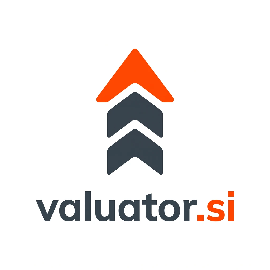 valuator.si logo concept