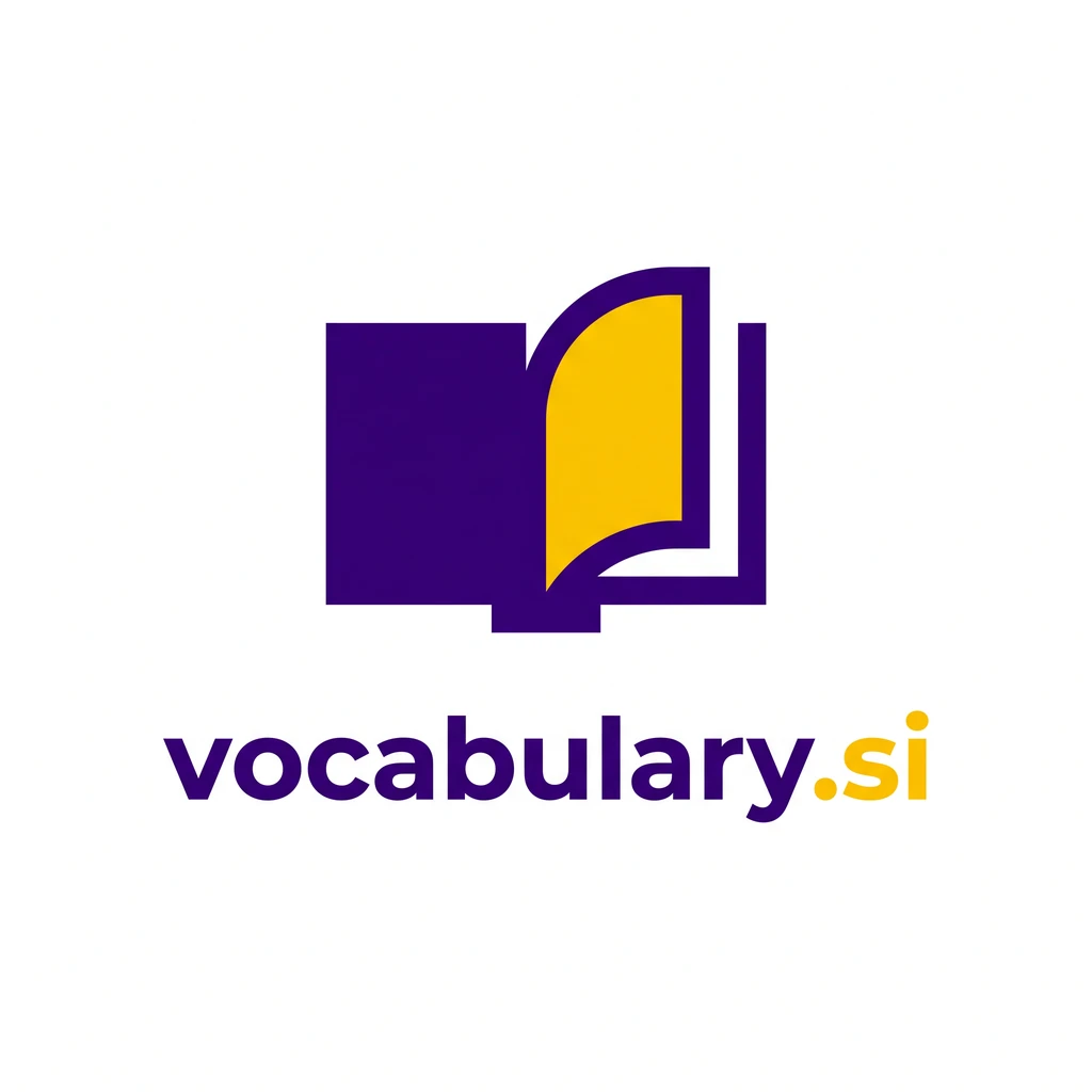 vocabulary.si logo concept